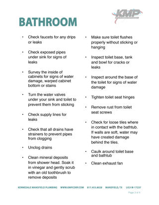 kmp kennedale mansfield plumbing plumbing tips toilet maintenance plumber mansfield tx arlington tx plumber ft worth plumber home plumbing guide